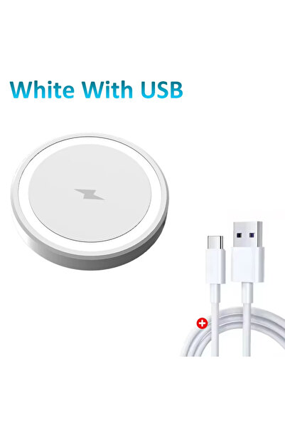 Choice1 White 15W Magnetic Wireless Charger Phone Pad For Magsafe iPhone 17 1...