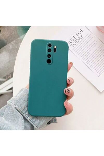 Choice1 Redmi 9 Dark Green Liquid Silicone Phone Case for Redmi 9 Back Cover ...