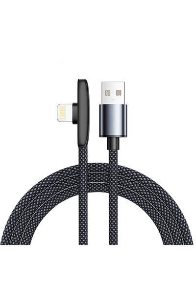 Choice 2m USB to Lightning USB to Lightning Fast Charging Cable 90 Degree Elb...