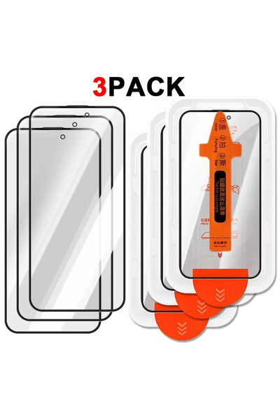 Choice18 For iPhone 16 ProMax 3PACK 3Pcs Dust Free Easy Installation Screen P...