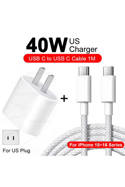 Choice3 US 2IN1(15-16 Serie) PD 40W For iPhone Charger USB C Chargers For iPh...