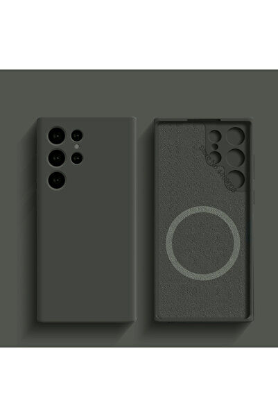 Choice44 Galaxy S25 Ultra Clay Liquid Silicone Magnetic Case For S25 S22 S21 ...