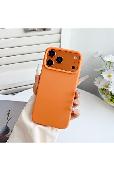 Choice60 iPhone17 Pro Max Orange Matte Silicone Case For iPhone 17 Pro Max Ai...