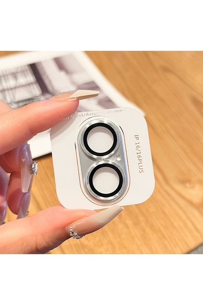 Choice57 Other for 15 Plus Silver Glass Camera Lens Protector For IPhone 14 1...