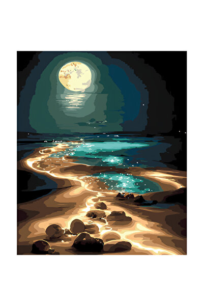 NEVERMORE Set pictura pe numere - panza pe rama lemn 40x50 cm, H1275, NEVERMO...