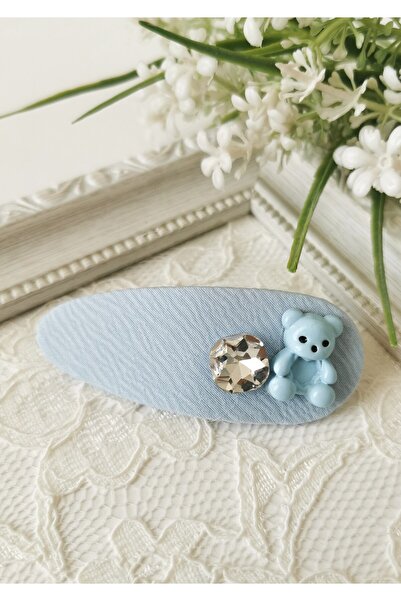 Halley Concept Blue Fabric Snap Buckle with Teddy Bear Figure for Children 7....