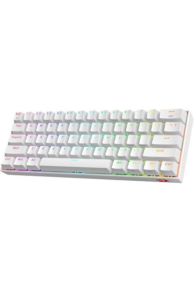 REDRAGON لوحة مفاتيح ميكانيكية لاسلكية K530 Pro Draconic 60% مع إضاءة RGB، 3 ...