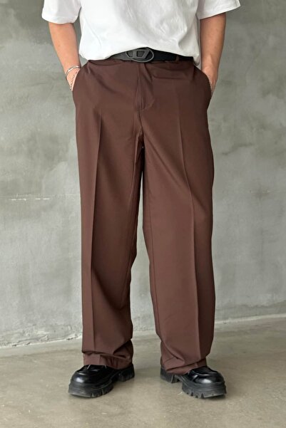 serline Premium Basic Baggy Fabric Trousers