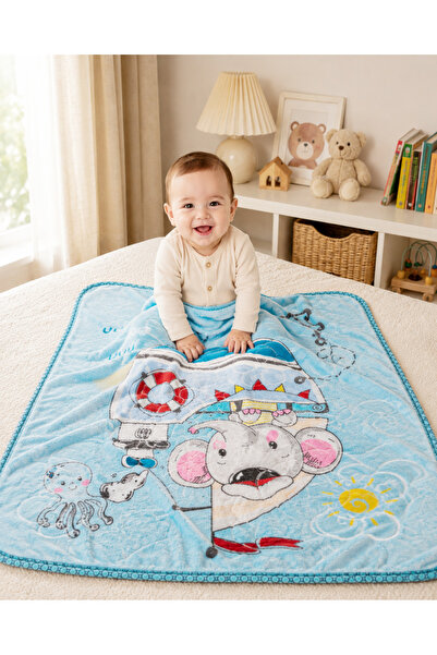 Kairos Newborn Baby Blanket 100×130 cm, Soft Lightweight Washable Blanket for...