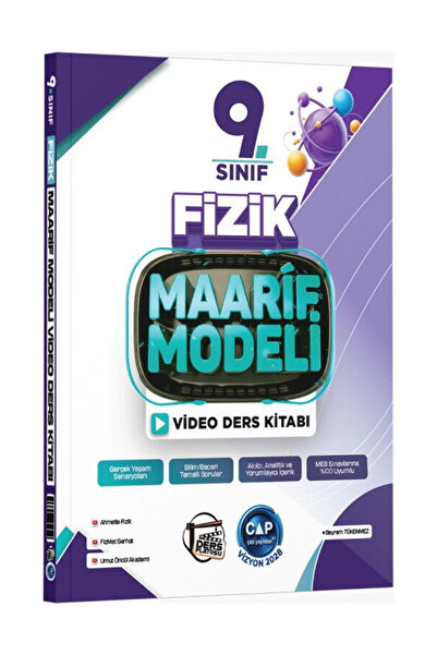 Çap Yayınları 9. Sınıf Fizik Maarif Video Ders Kitabı