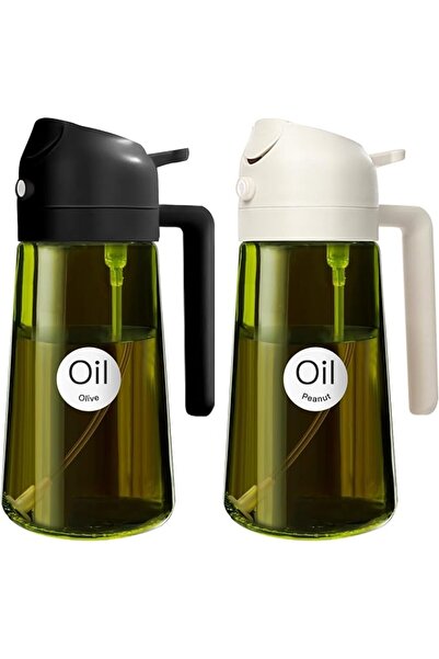 GENERAL YARRAMATE 470ml Light-Blocking Dark Oil Sprayer for Cooking, 2 in 1 O...
