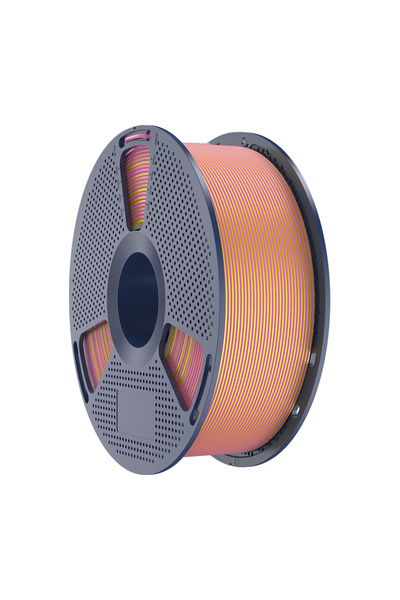 Sunlu Filament PLA+ Mătase Bicolor pentru Imprimantă 3D, 1.75mm, 1kg, Roz/Auriu