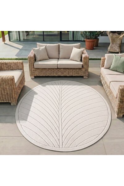 AYYILDIZ Covor Universal, Nova 3D, Frunze, Crem, Polipropilenă Heatset, Inter...