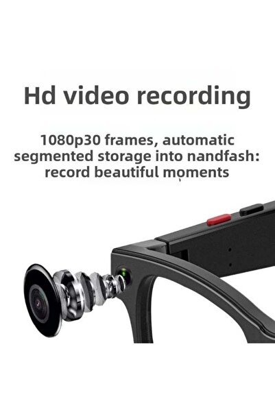 BlueFire Smart AI Translation Glasses with Dual Cameras | 1080P HD Video Recording | Real-Time Language Translation | Voice Assistant | App Control | Magnetic Charging | Business & Travel Smart Eyewea