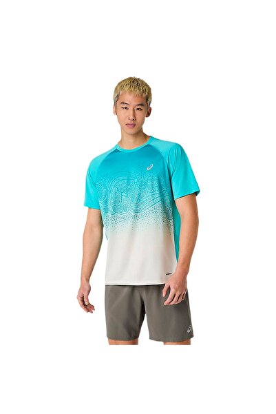 Asics ROAD FADE SS TOP 2011D512-402 Turquoise