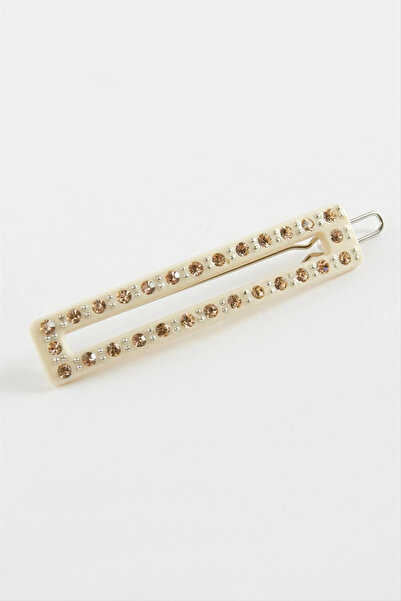 Generic Brand Rectangular Stone Clip Buckle