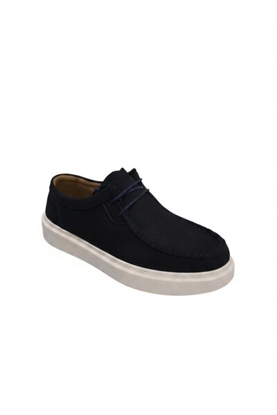 Mr Quinn 2530 Nubuck Navy Blue Men's Sneaker