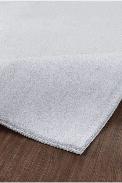 EKN BEĞENDİ HOME Bathroom Mat Toilet Set 3-Piece Shaggy 80X80 Round/50X54/36X45