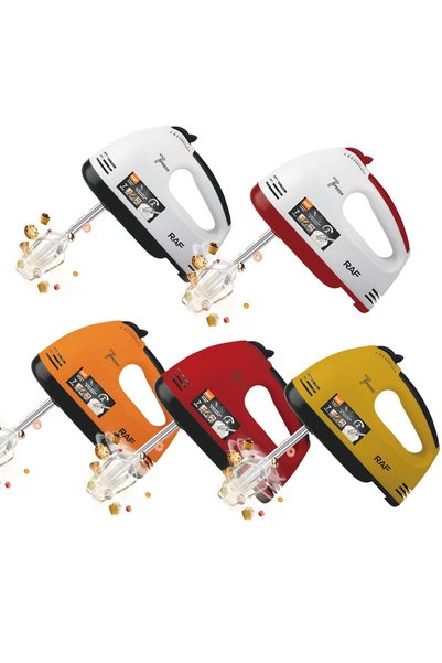 RAF Electric Hand Mixer 270W, Lightweight Seven-Speed Whisking, R.6633, 3 Years