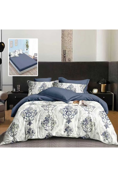 TextiLici Duvet Cover Set, 6 pieces, Cozy bed, fitted sheet with universal St...