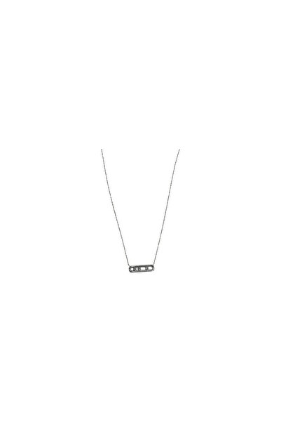 OEM Ασημένιο κολιέ με ζιργκόν silver 925.EC1381