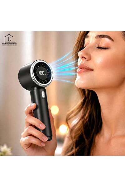 Elindor Portable Fan Elindor® Mini Fan Turbo Hand and Desk, 5 Speed Levels, 4...