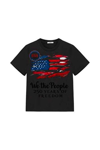 25W Unisex Patriotic T-Shirt USA Freedom 250th Anniversary 1776 - 2026 'We Th...