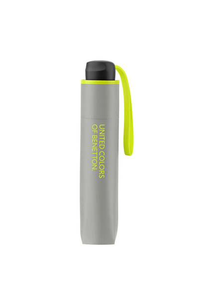 Benetton Ομπρέλα Βροχής Super Mini σπαστή χειροκίνητη Γκρι 56268