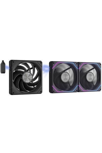 darkFlash GAUS16 3-Pack 120mm Magnetic ARGB PWM PC Case Fans, 2000RPM,52.96 C...