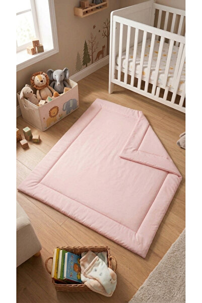 BABYNENA Bebek&Çocuk Oyun Halısı, %100 Pamuk Kumaş Oyun Matı