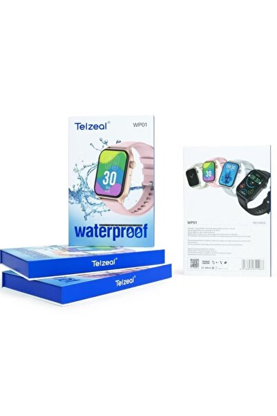 TELZEAL WP01 Smart Watch IP68 Waterproof with Full Touch Screen and Two Inter...