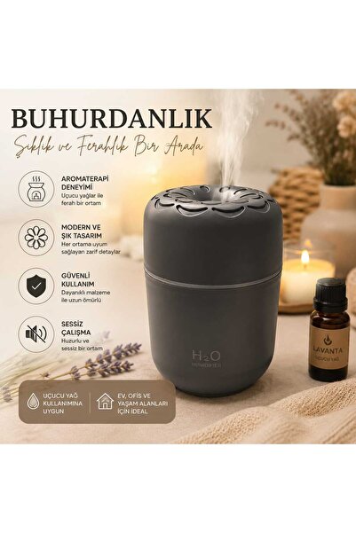 buhurdanlık -buhar makinesi - oda kokusu- oda nemlendiricisi- aromaterapi difüzörü