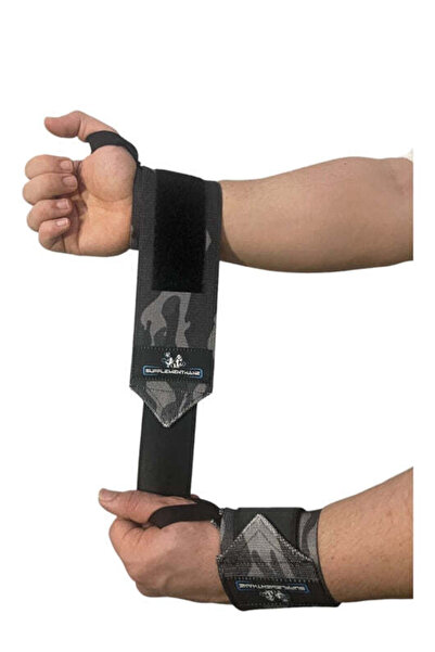 SUPPLEMENTHANE Logoed Fitness-Crossfit Weight - Wrist Wraps Wristband