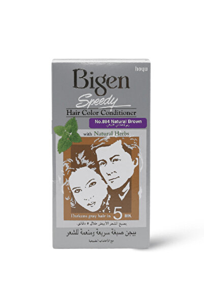 BİGEN Speedy Hair Color Treatment Natural Brown 884 - 1 Pack