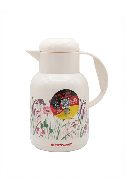 ROTPUNKT German Thermos Flask Rotobunt Original Colorfuled Rose Engraving (1....