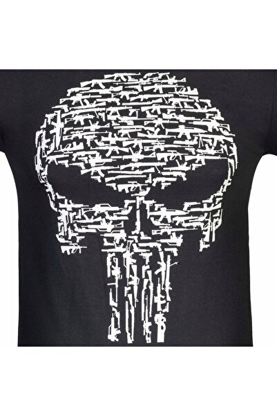 NO BRAND Tricou militar cu mânecă scurtă PUNISHER Kombat UK Negru M