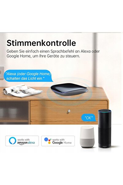NO BRAND MIUCDA Tuya Zigbee Gateway Hub 3 în 1 ZigBee3.0 Bluetooth R947
