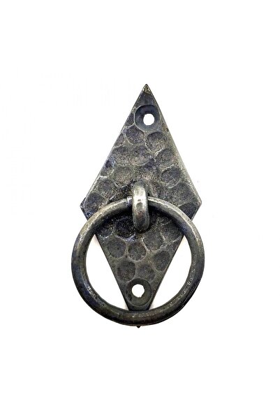 pınaxar Antique Style Decorative Brass Vertical Diamond Ring, Furniture Handl...