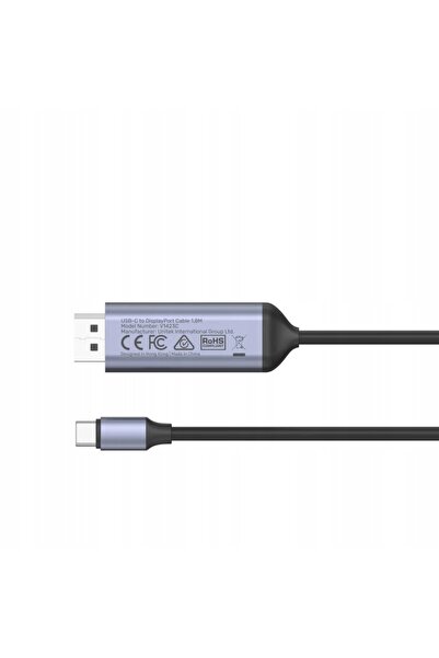 NO BRAND Cablu Unitek USB-C la DisplayPort 1.4 8K 1.8m Negru