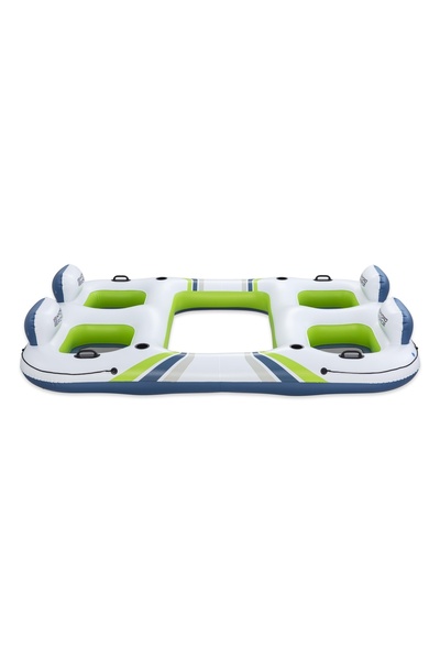 BESTWAY INSULĂ GONFLABILĂ PLATFORMĂ DE ÎNOT SALTEAUĂ pentru 4 persoane 291 cm