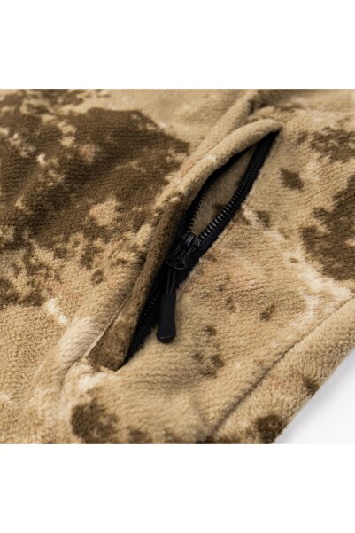 PROSTO Hanorac bărbătesc cu glugă, camuflaj, din fleece polar, Woodry S