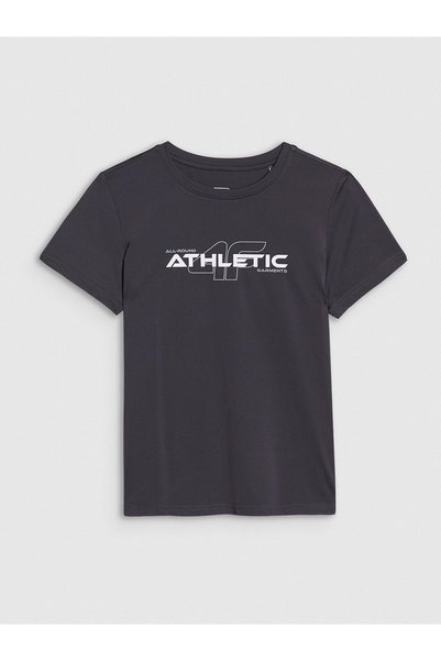 4F tricou sport tricou pentru copii 4FJWSS25TFTSM1209 GRI