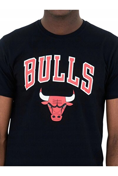 NEW ERA Tricou bărbătesc cu guler rotund, mărimea S