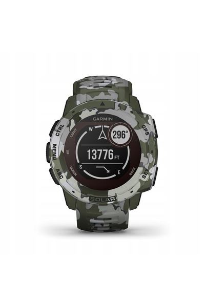 Garmin Ceas sport Instinct Solar verde camuflaj
