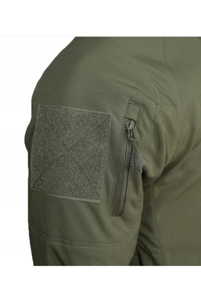 NO BRAND Jachetă SOFTSHELL pentru bărbați cu glugă TEXAR FALCON - Olive L