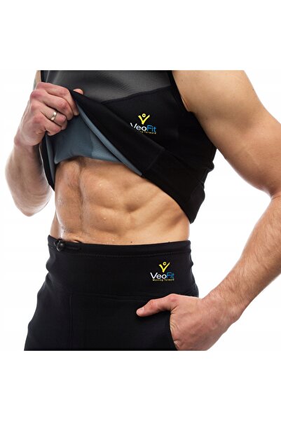 NO BRAND VeoFit Fitness Bluză de transpirație pentru slăbit XXXL
