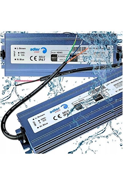 adler Sursă de alimentare ermetică 24 V, IP67, 8,3 A, 200 W, pentru benzi LED...