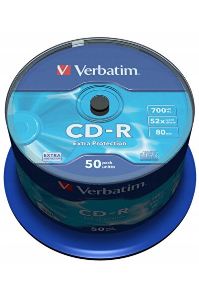 Verbatim CD-R Protecție Suplimentară 50 bucăți 700 MB 52x cutie de plastic