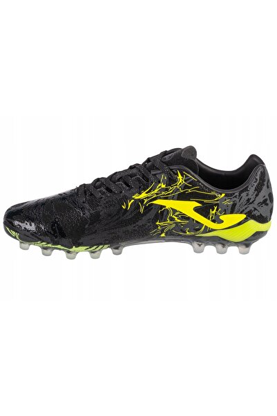 Joma Ghete de fotbal pentru bărbați Supercopa AG negru/fluorescent lămâie 41 EU