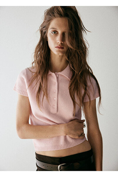 MANGO Woman Polo yaka kazak